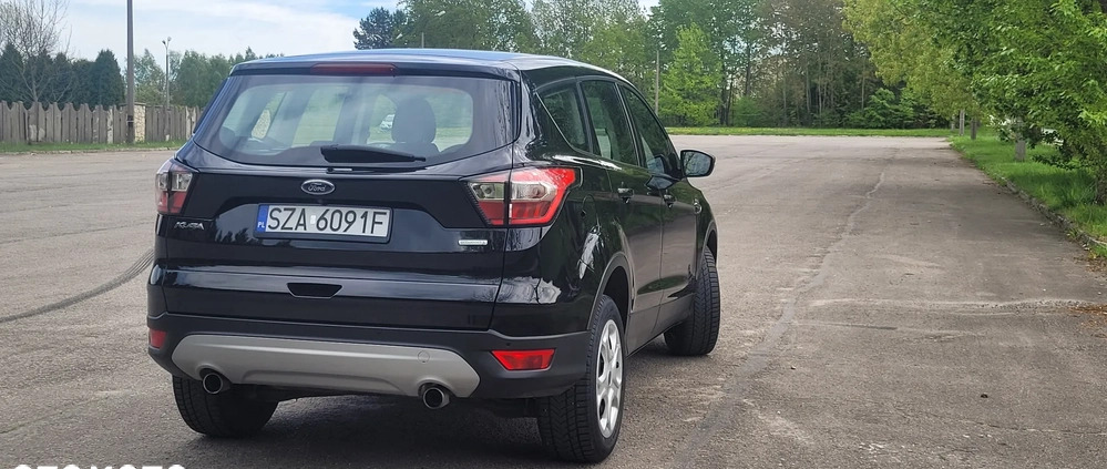 Ford Kuga cena 63500 przebieg: 91600, rok produkcji 2017 z Zawiercie małe 137